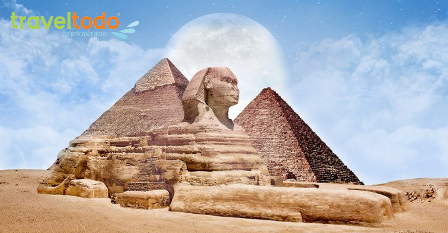 Pyramides de Gizeh et le Sphinx - voyage en égypte - traveltodo
